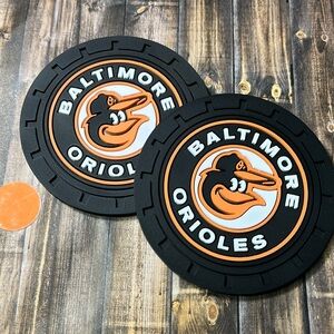 5for$10 Baltimore Orioles Car Cup Holder Coasters Baseball Fans Car Accessories
